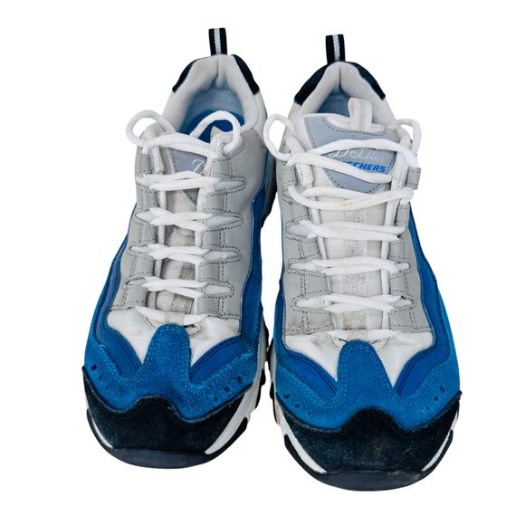 Skechers D'Lites‎ 1.0 Low-Top Chunky Sneakers Womens 10 Blue Air Cooled SN13141 - Picture 7 of 13